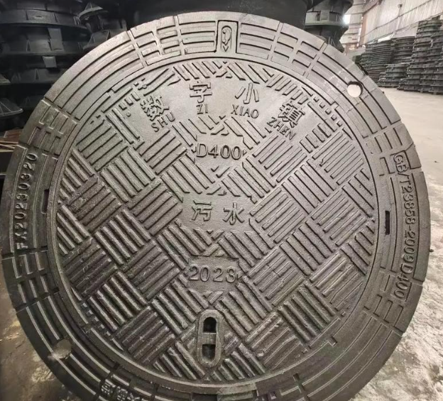 寿县球墨铸铁防沉降井盖展示